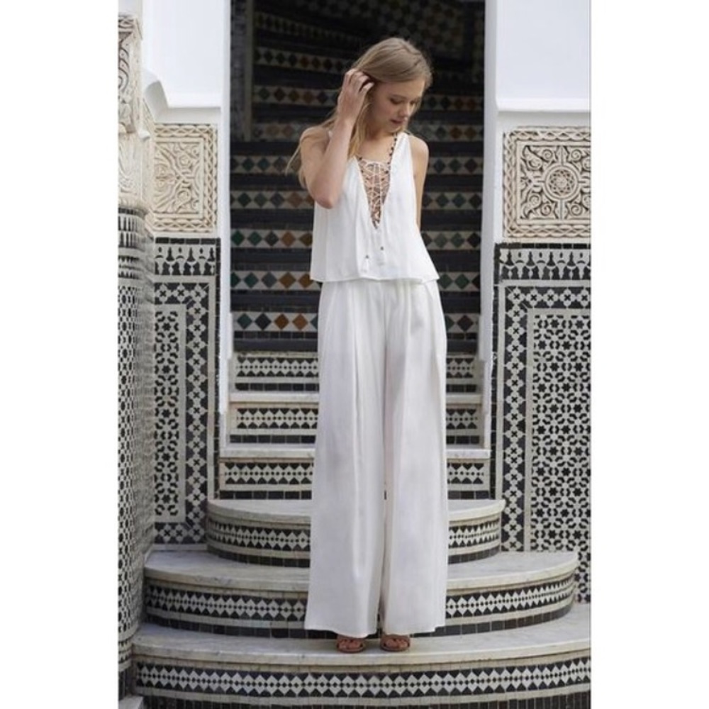 Jetset Diaries White Souk Jumpsuit